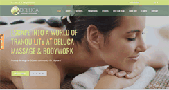 Desktop Screenshot of delucamassage.com